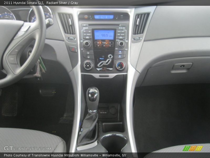 Radiant Silver / Gray 2011 Hyundai Sonata GLS