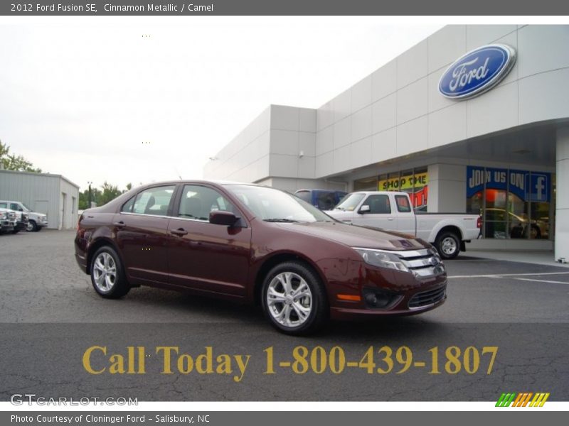 Cinnamon Metallic / Camel 2012 Ford Fusion SE
