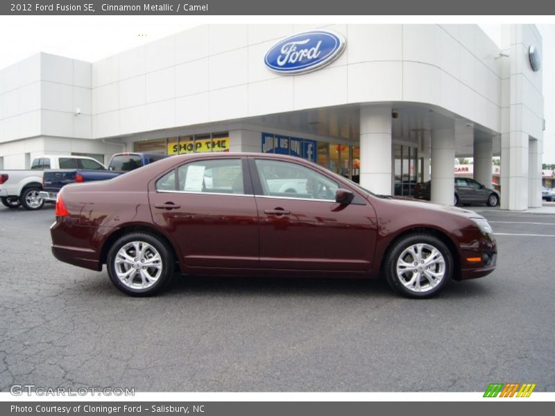Cinnamon Metallic / Camel 2012 Ford Fusion SE