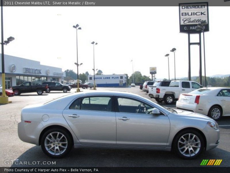 Silver Ice Metallic / Ebony 2011 Chevrolet Malibu LTZ