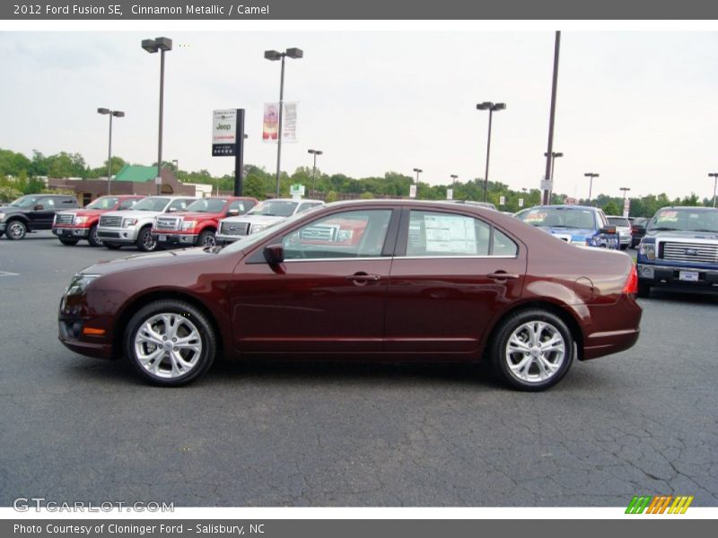 Cinnamon Metallic / Camel 2012 Ford Fusion SE