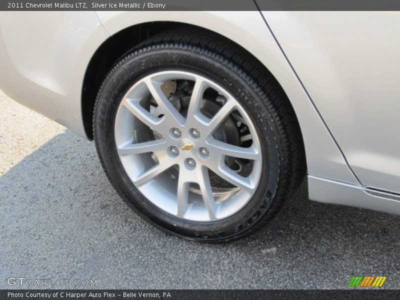 Silver Ice Metallic / Ebony 2011 Chevrolet Malibu LTZ