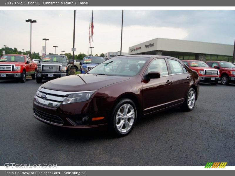 Cinnamon Metallic / Camel 2012 Ford Fusion SE