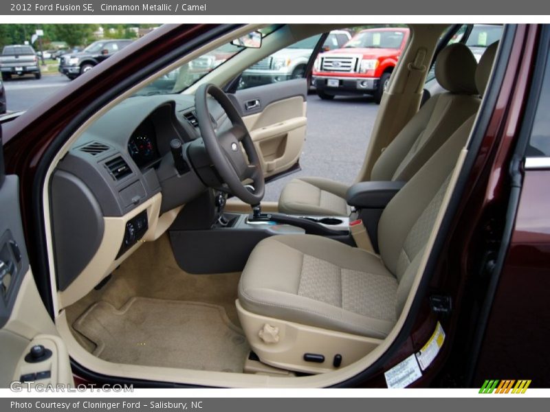 Cinnamon Metallic / Camel 2012 Ford Fusion SE