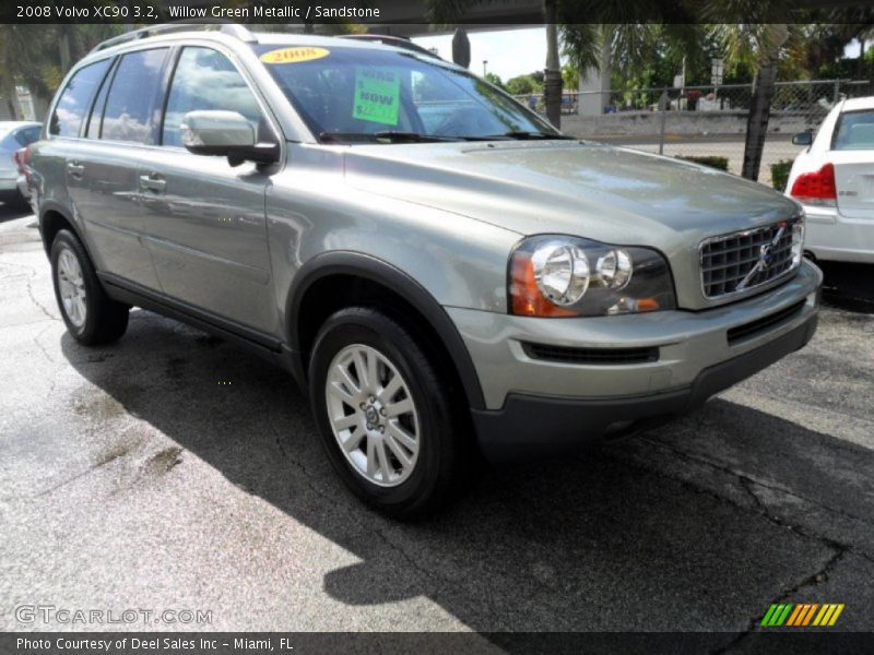 Willow Green Metallic / Sandstone 2008 Volvo XC90 3.2
