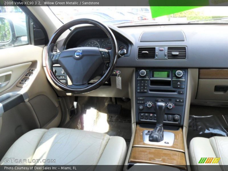 Willow Green Metallic / Sandstone 2008 Volvo XC90 3.2