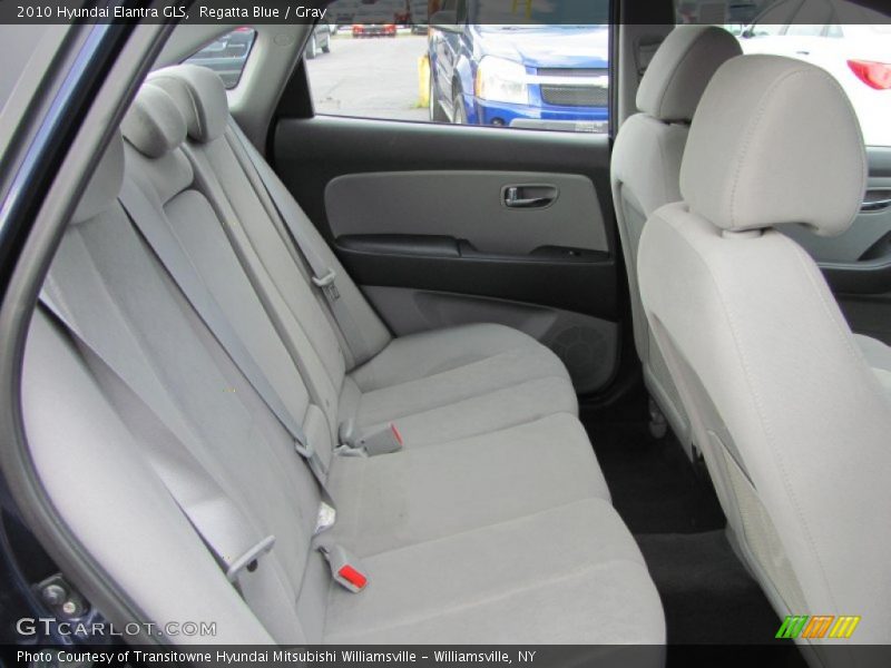 Regatta Blue / Gray 2010 Hyundai Elantra GLS