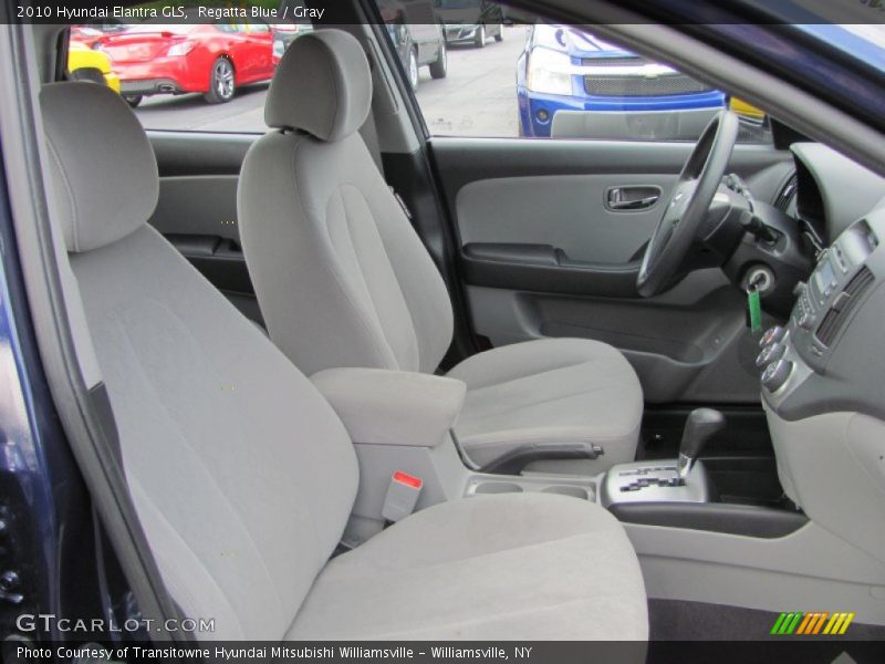 Regatta Blue / Gray 2010 Hyundai Elantra GLS