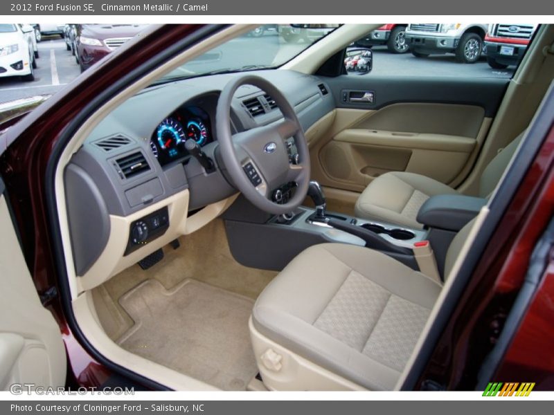 Cinnamon Metallic / Camel 2012 Ford Fusion SE