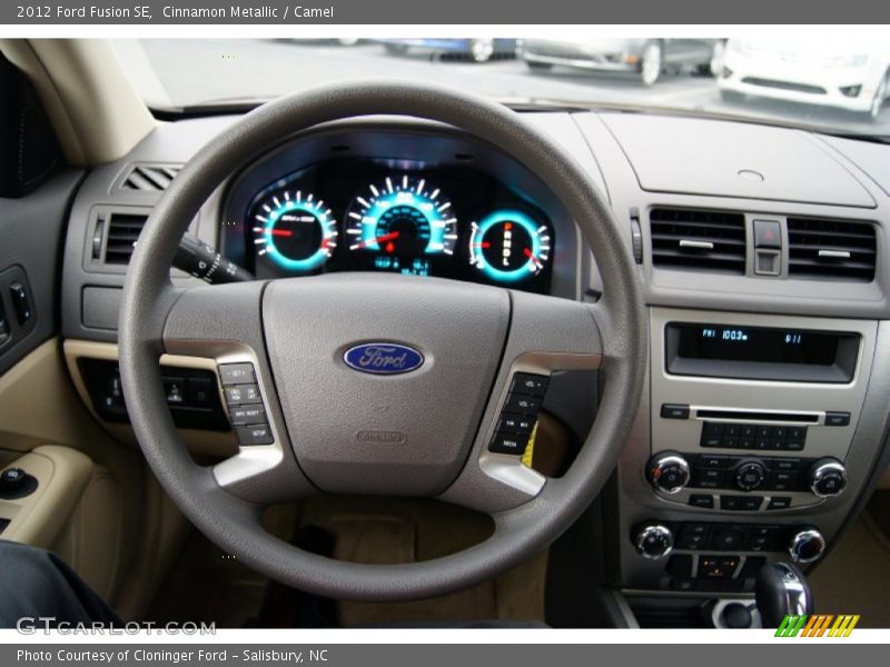 Cinnamon Metallic / Camel 2012 Ford Fusion SE
