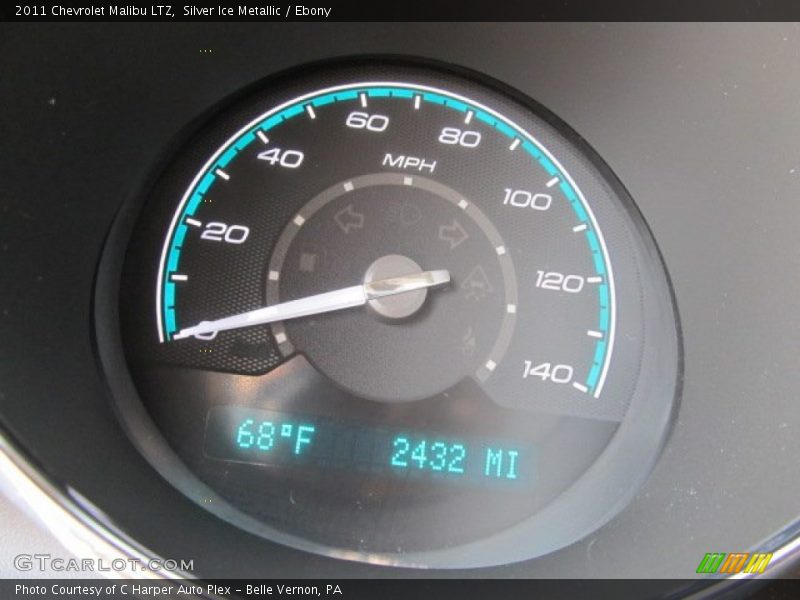 Silver Ice Metallic / Ebony 2011 Chevrolet Malibu LTZ