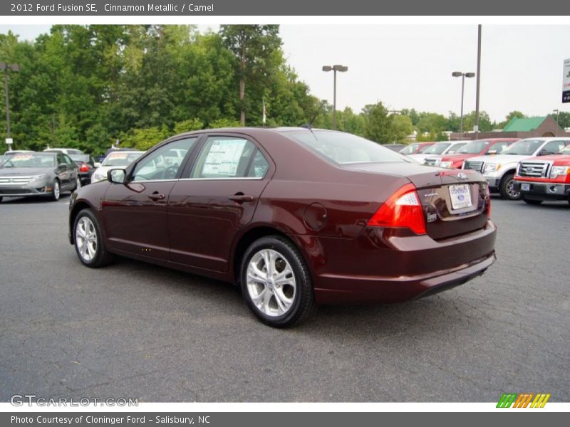 Cinnamon Metallic / Camel 2012 Ford Fusion SE