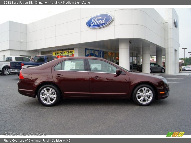 Cinnamon Metallic / Medium Light Stone 2012 Ford Fusion SE