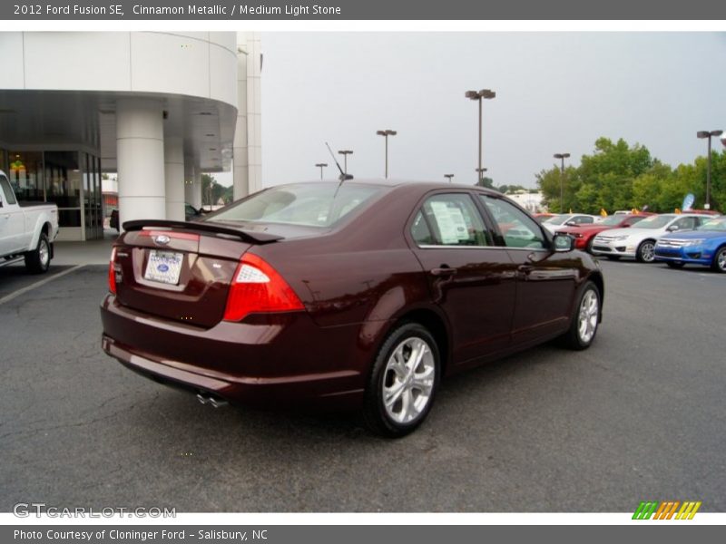 Cinnamon Metallic / Medium Light Stone 2012 Ford Fusion SE
