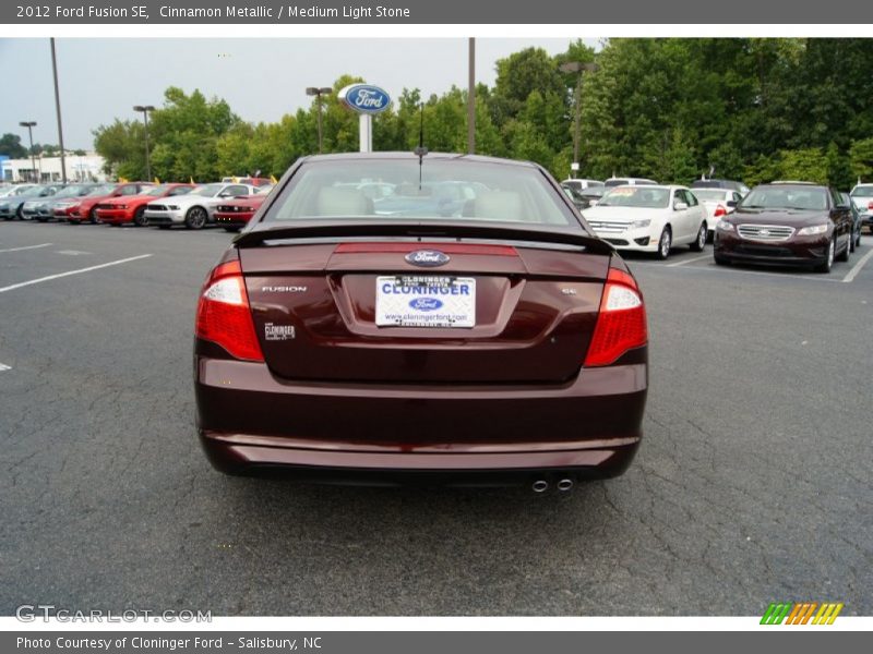 Cinnamon Metallic / Medium Light Stone 2012 Ford Fusion SE