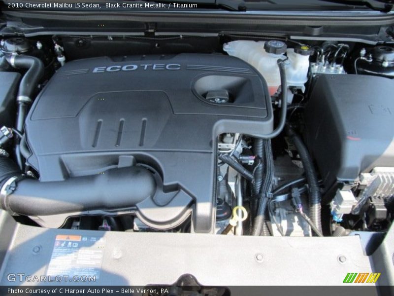 Black Granite Metallic / Titanium 2010 Chevrolet Malibu LS Sedan