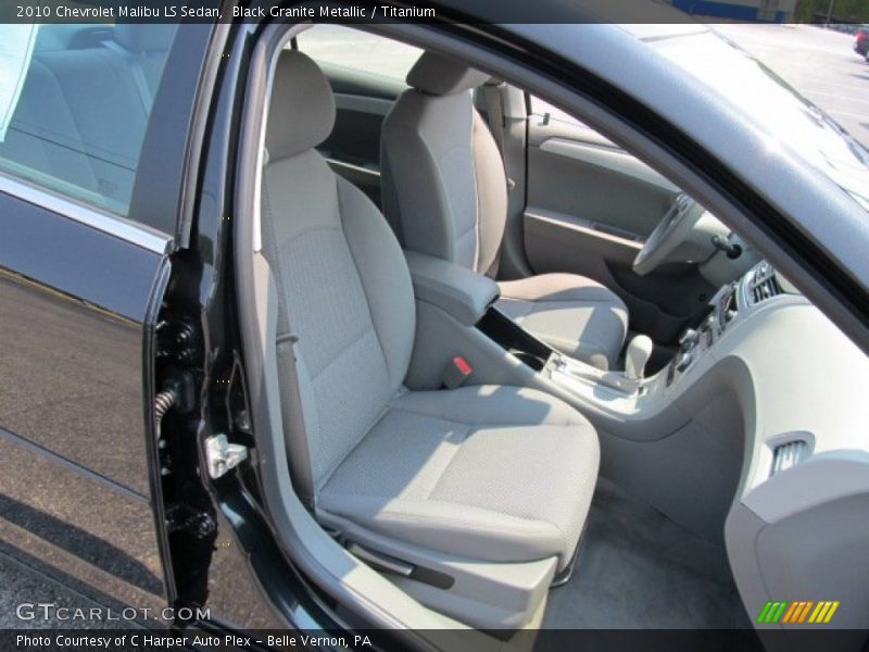Black Granite Metallic / Titanium 2010 Chevrolet Malibu LS Sedan