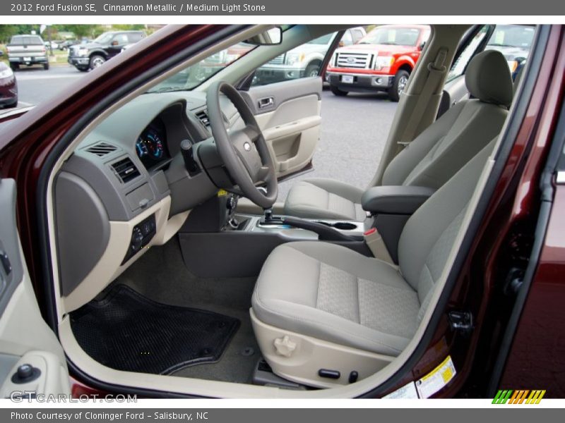 Cinnamon Metallic / Medium Light Stone 2012 Ford Fusion SE