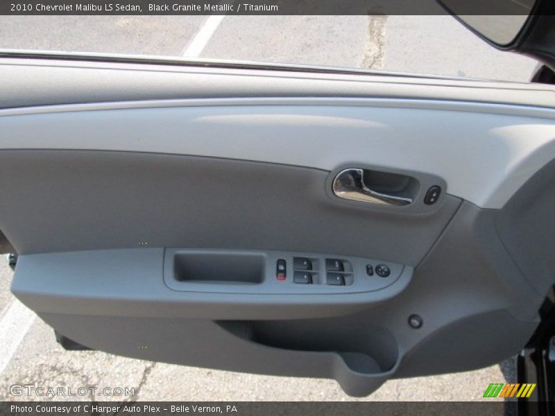 Black Granite Metallic / Titanium 2010 Chevrolet Malibu LS Sedan