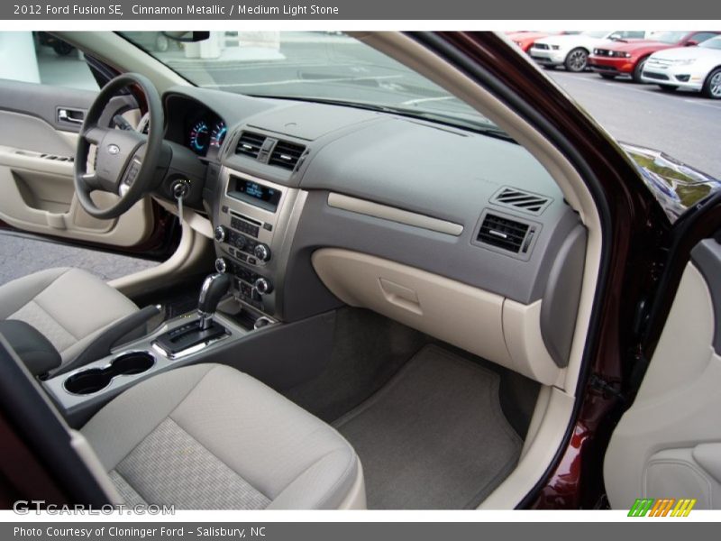 Cinnamon Metallic / Medium Light Stone 2012 Ford Fusion SE