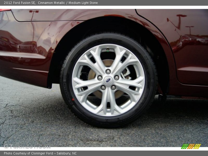 Cinnamon Metallic / Medium Light Stone 2012 Ford Fusion SE