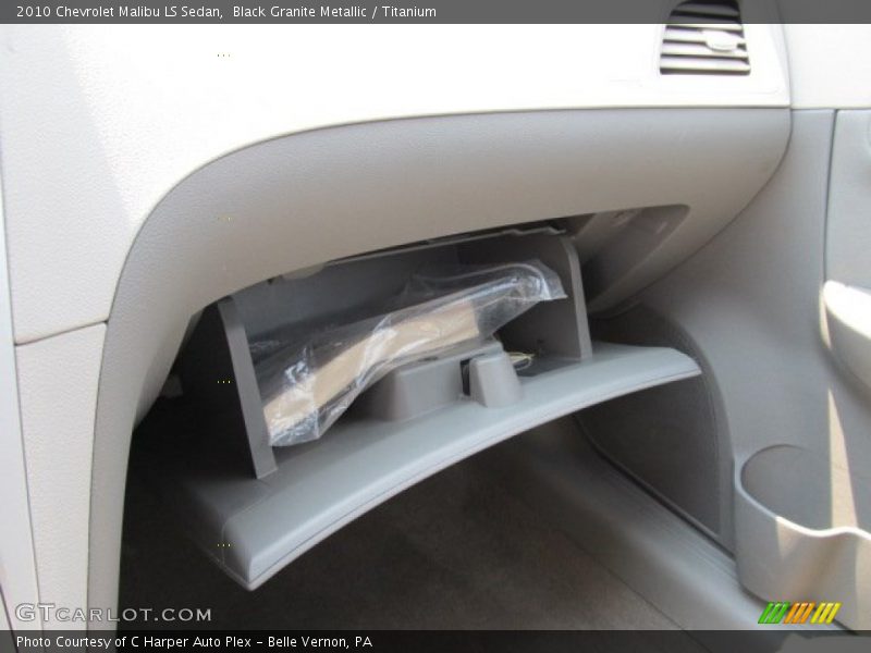 Black Granite Metallic / Titanium 2010 Chevrolet Malibu LS Sedan