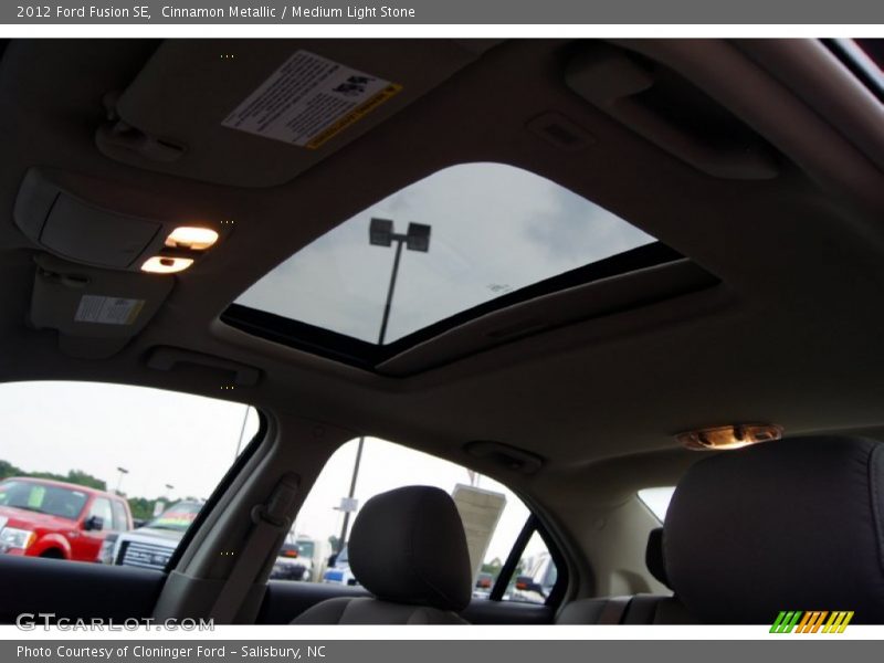 Cinnamon Metallic / Medium Light Stone 2012 Ford Fusion SE