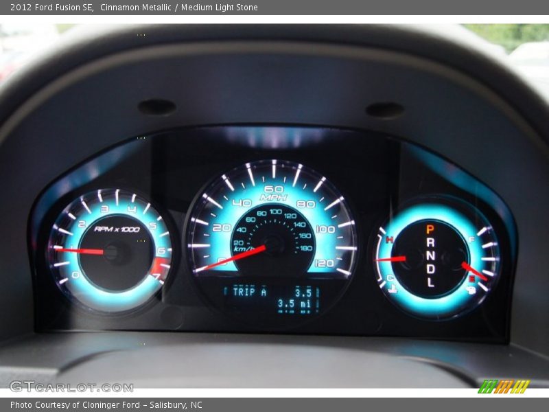 Cinnamon Metallic / Medium Light Stone 2012 Ford Fusion SE