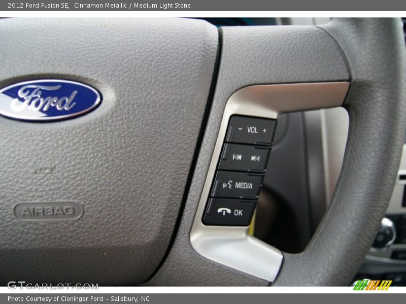 Cinnamon Metallic / Medium Light Stone 2012 Ford Fusion SE