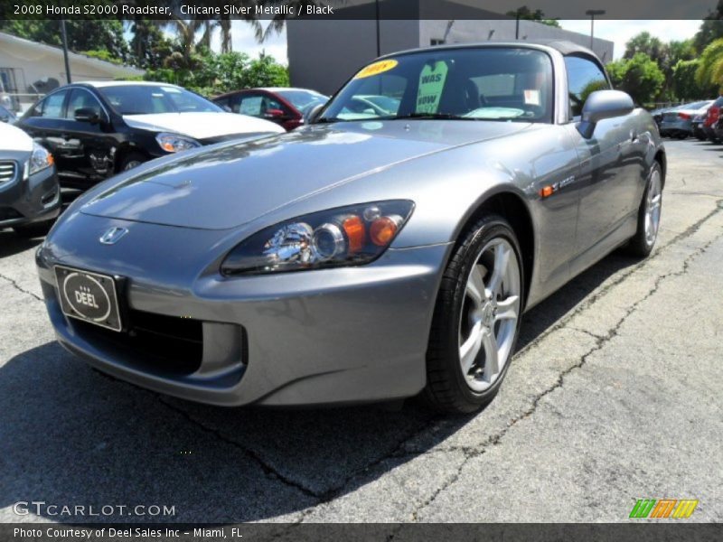 Chicane Silver Metallic / Black 2008 Honda S2000 Roadster