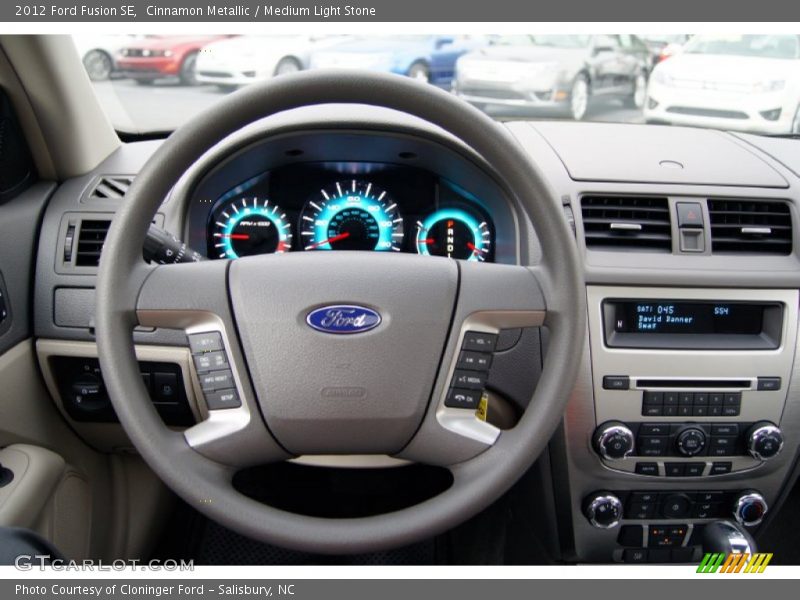 Cinnamon Metallic / Medium Light Stone 2012 Ford Fusion SE