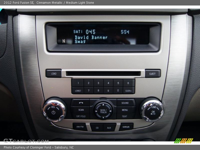 Cinnamon Metallic / Medium Light Stone 2012 Ford Fusion SE