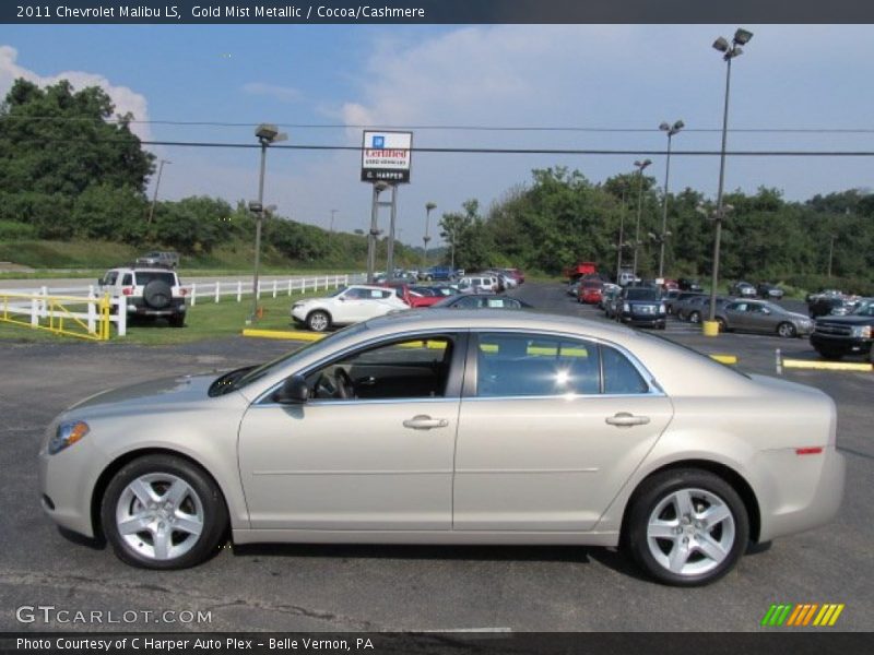 Gold Mist Metallic / Cocoa/Cashmere 2011 Chevrolet Malibu LS