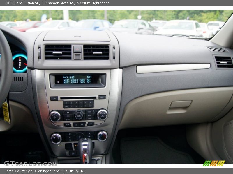 Cinnamon Metallic / Medium Light Stone 2012 Ford Fusion SE
