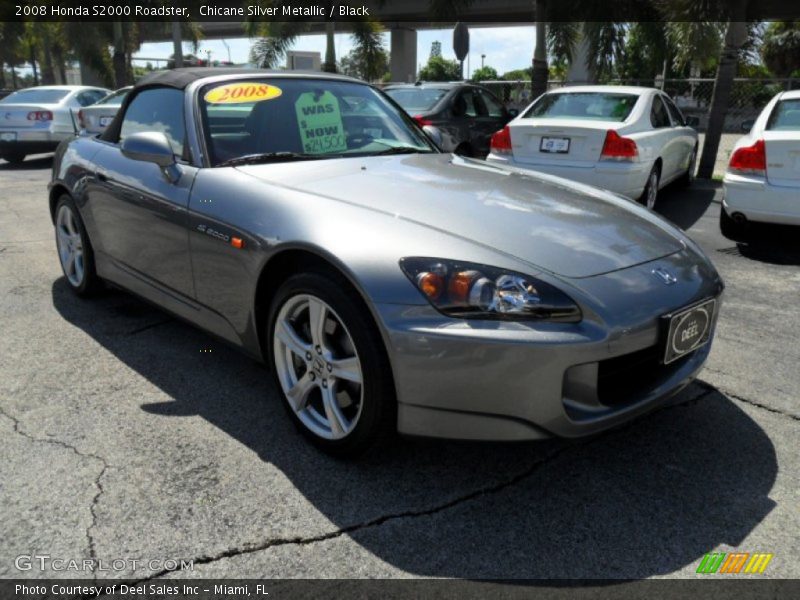 Chicane Silver Metallic / Black 2008 Honda S2000 Roadster