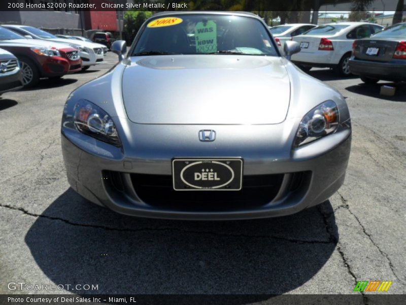 Chicane Silver Metallic / Black 2008 Honda S2000 Roadster