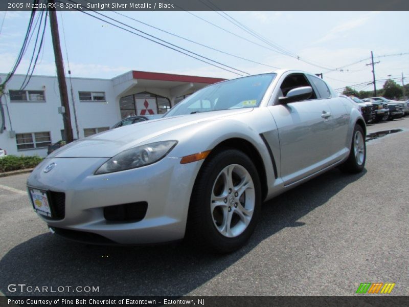 Sunlight Silver Metallic / Black 2005 Mazda RX-8 Sport