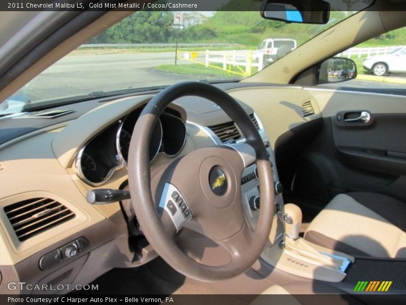 Gold Mist Metallic / Cocoa/Cashmere 2011 Chevrolet Malibu LS