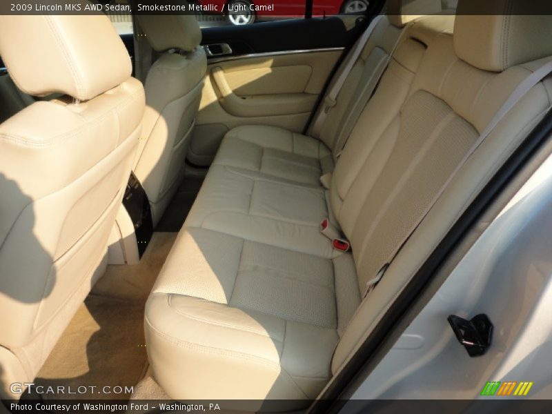 Smokestone Metallic / Light Camel 2009 Lincoln MKS AWD Sedan