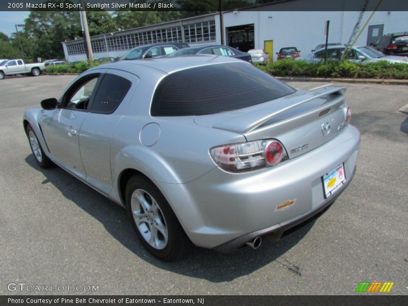 Sunlight Silver Metallic / Black 2005 Mazda RX-8 Sport
