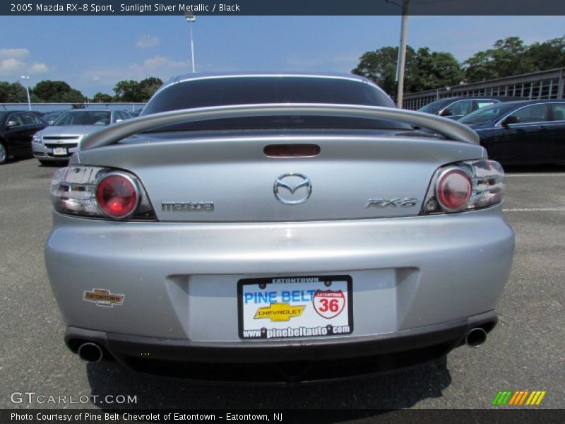 Sunlight Silver Metallic / Black 2005 Mazda RX-8 Sport