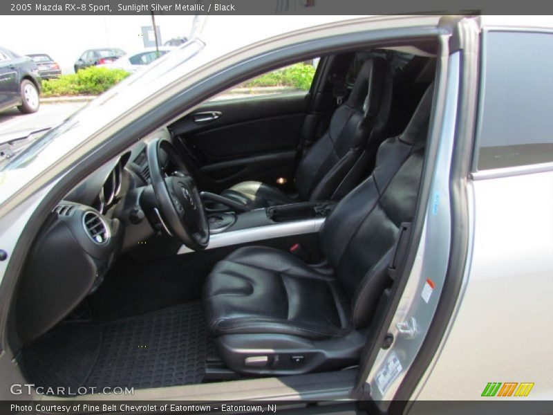 Sunlight Silver Metallic / Black 2005 Mazda RX-8 Sport