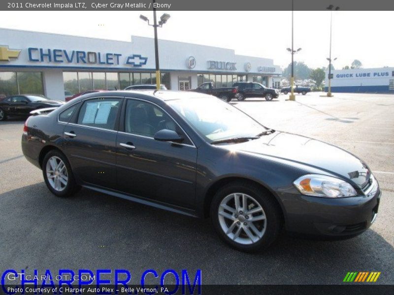 Cyber Gray Metallic / Ebony 2011 Chevrolet Impala LTZ