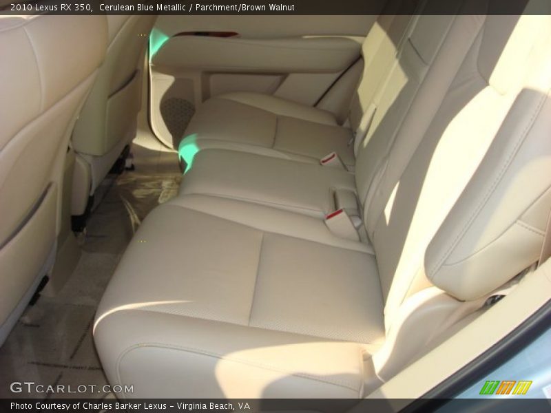 Cerulean Blue Metallic / Parchment/Brown Walnut 2010 Lexus RX 350