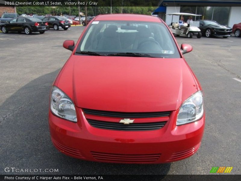 Victory Red / Gray 2010 Chevrolet Cobalt LT Sedan