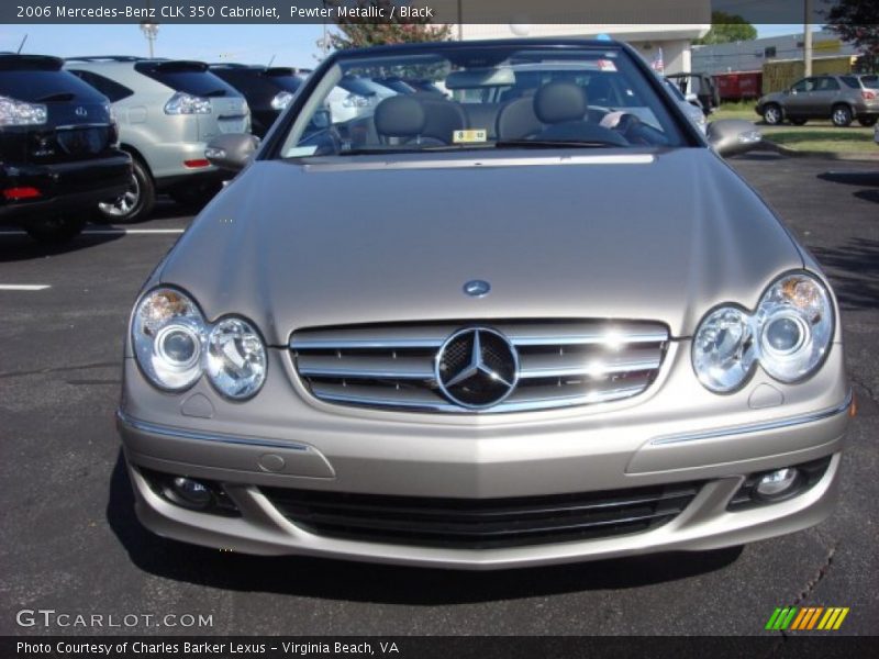 Pewter Metallic / Black 2006 Mercedes-Benz CLK 350 Cabriolet