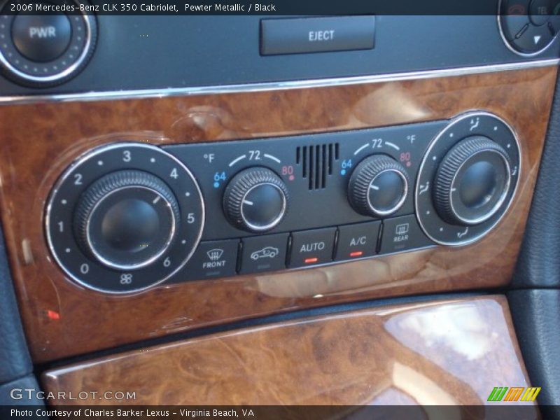 Controls of 2006 CLK 350 Cabriolet