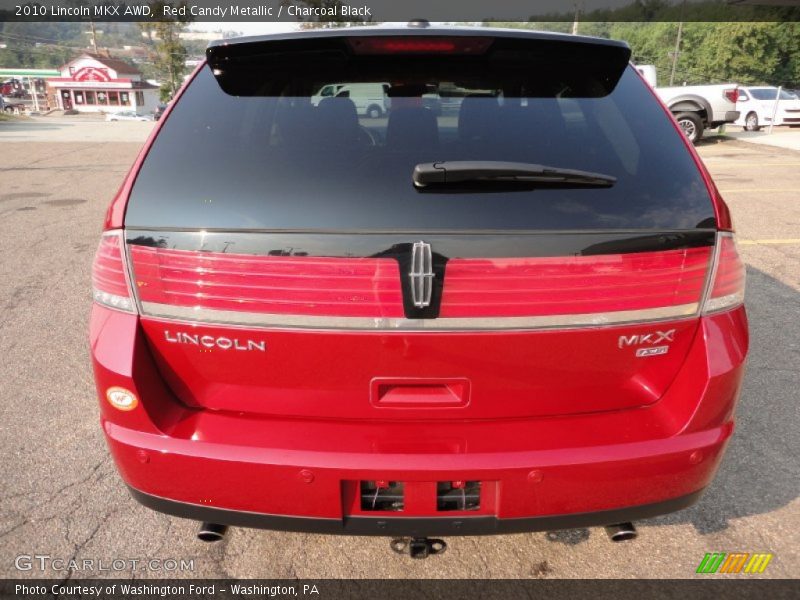 Red Candy Metallic / Charcoal Black 2010 Lincoln MKX AWD