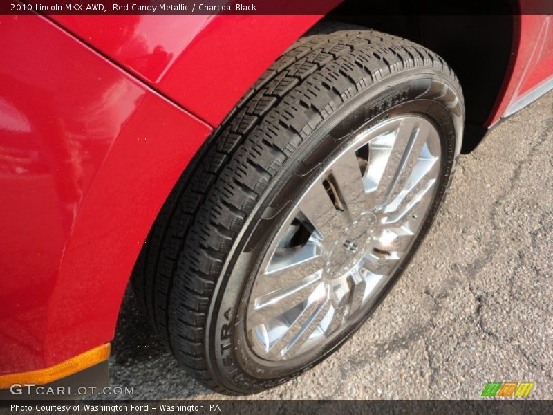 Red Candy Metallic / Charcoal Black 2010 Lincoln MKX AWD