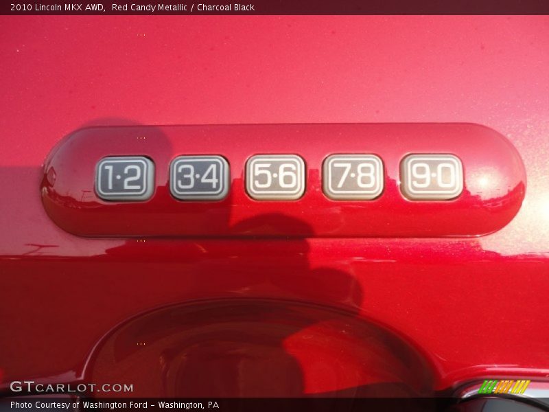 Red Candy Metallic / Charcoal Black 2010 Lincoln MKX AWD